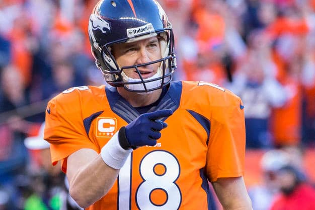 Star du football américian, Peyton Manning