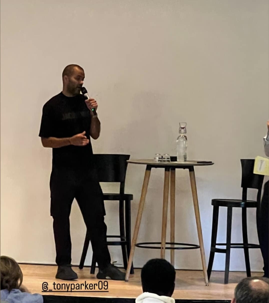 Screenshot Tony Parker conférence
